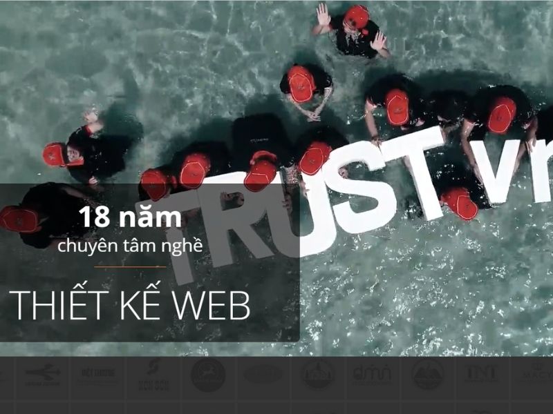 Trust.vn hoàn thiện website bán hàng và thiết kế website thương hiệu